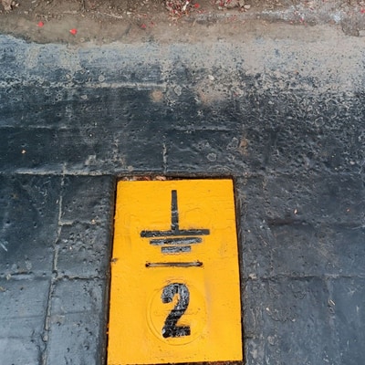 Caja de registro Pozo a Tierra #2 con símbolo IEC normalizado
