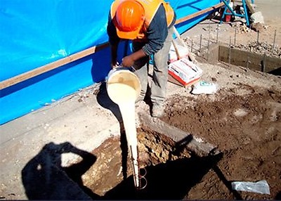 Construcción pozo a tierra