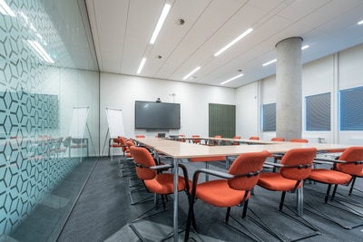 Sala de reuniones acondicionada